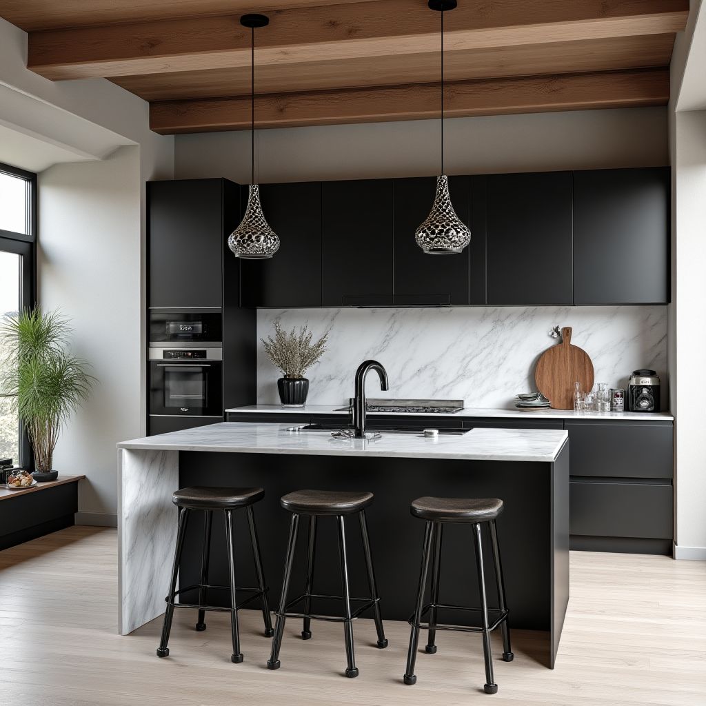 Nowoczesna kuchnia w stylu loft